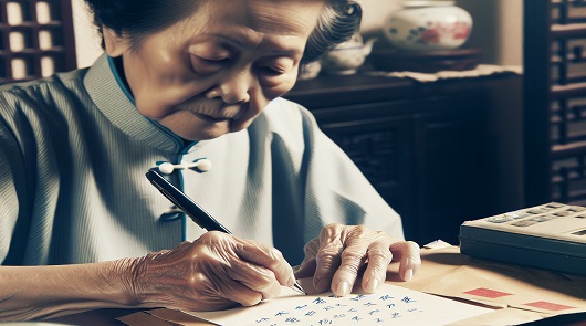 封母親給四個兒子的遺書，看完後紅了眼眶。