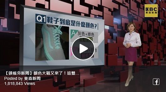 顏色大戰又來了！這雙鞋子您看到什麼顏色？