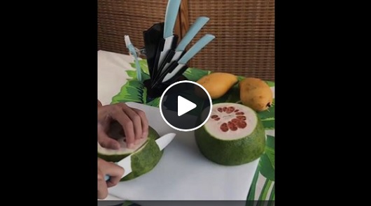 學會這個切法，吃水果再也不怕髒手啦！